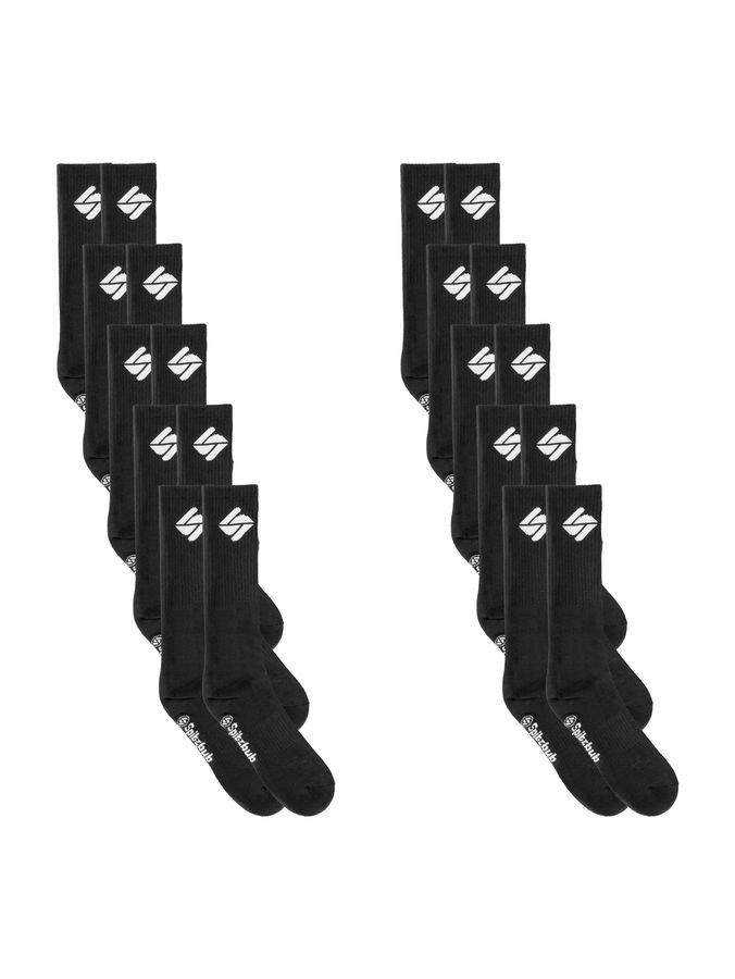 10er Pack Mid Calf Socks in Schwarz 10er Pack Mid Calf Socks in Schwarz