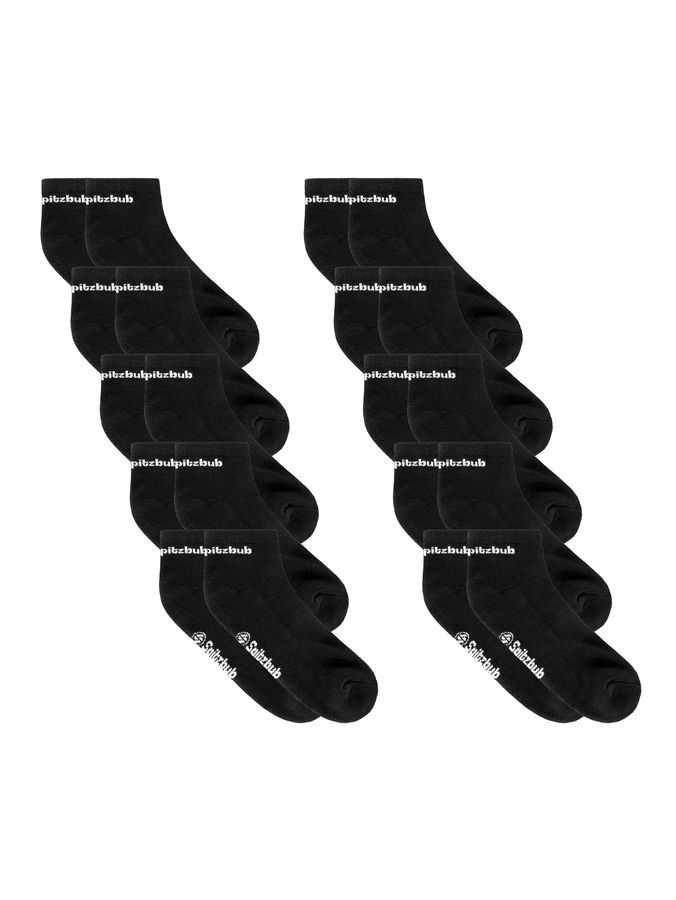 10er Pack Socken in Schwarz 10er Pack Socken in Schwarz