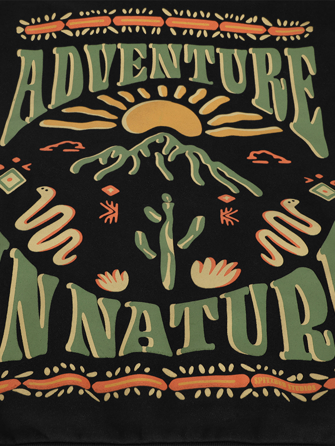 HOODIE BLACK SUNSET