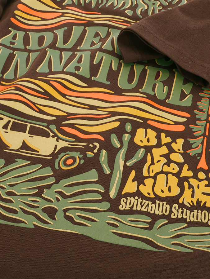 SHIRT BROWN ROADTRIP SHIRT BROWN ROADTRIP