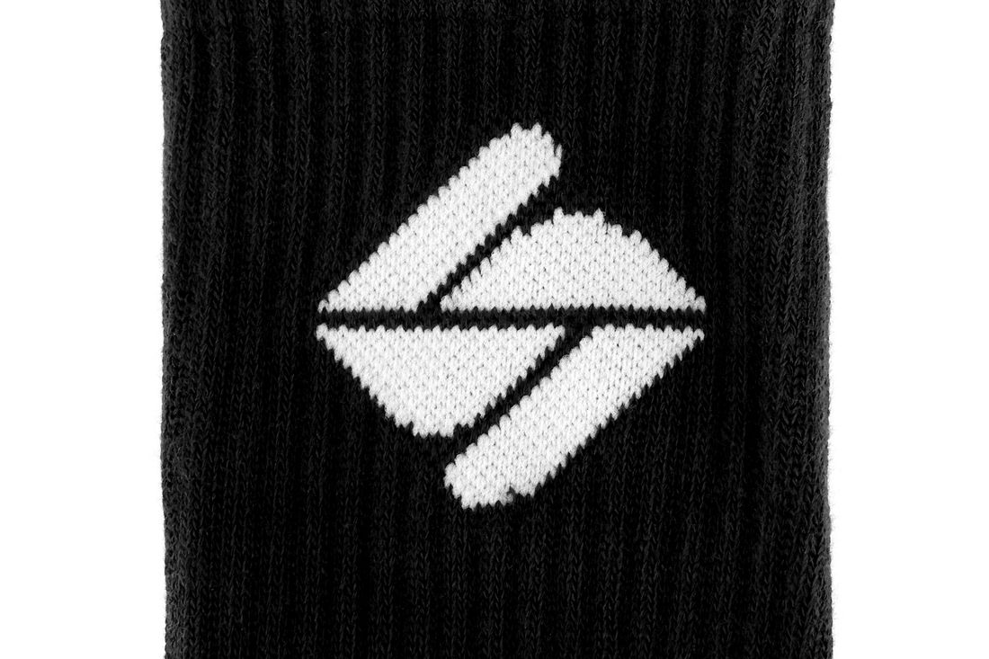10er Pack Mid Calf Socks in Schwarz