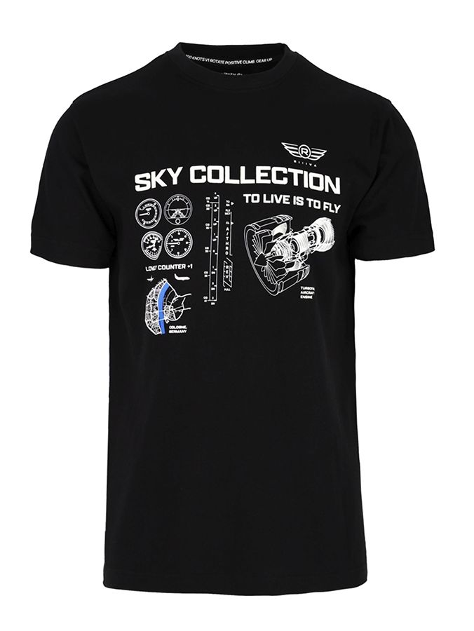 BLACK T-SHIRT riiiva BLACK T-SHIRT riiiva
