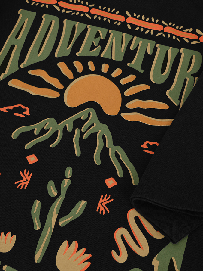 SHIRT BLACK SUNSET