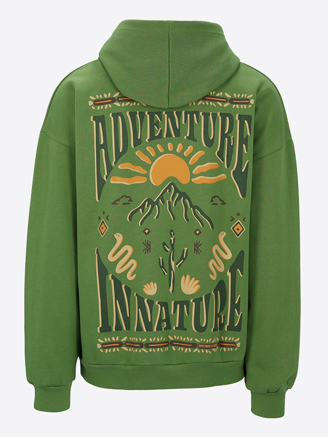 HOODIE GREEN SUNSET HOODIE GREEN SUNSET
