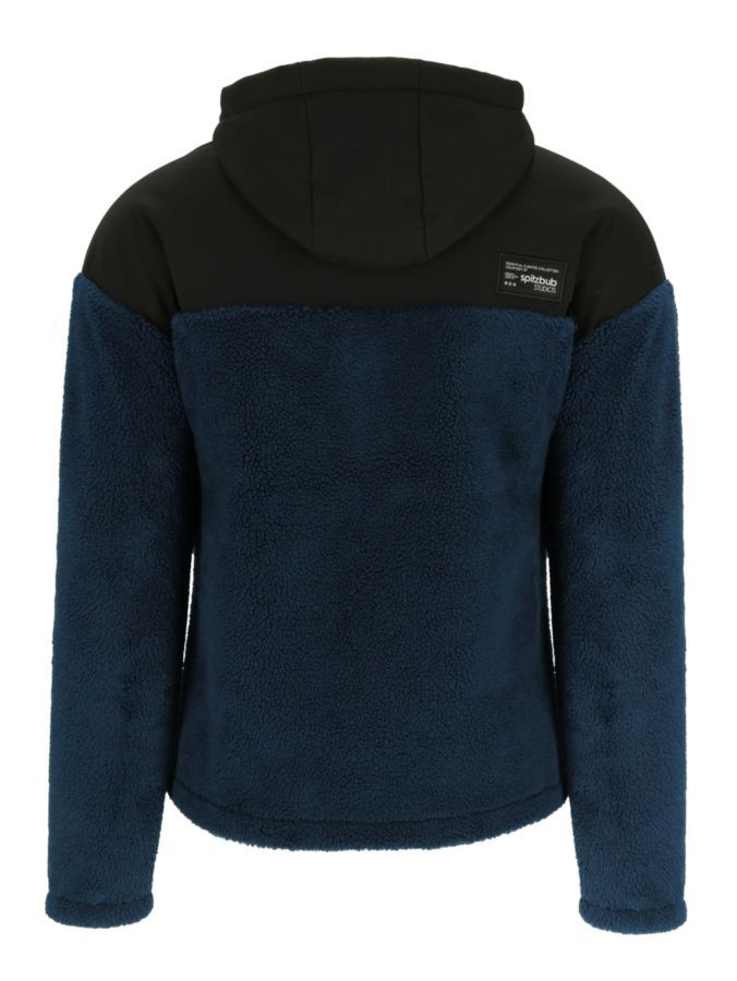 Sherpa Fleece Hybrid Trekking Jacke mit durchgehendem Reißverschluss "Essentials"