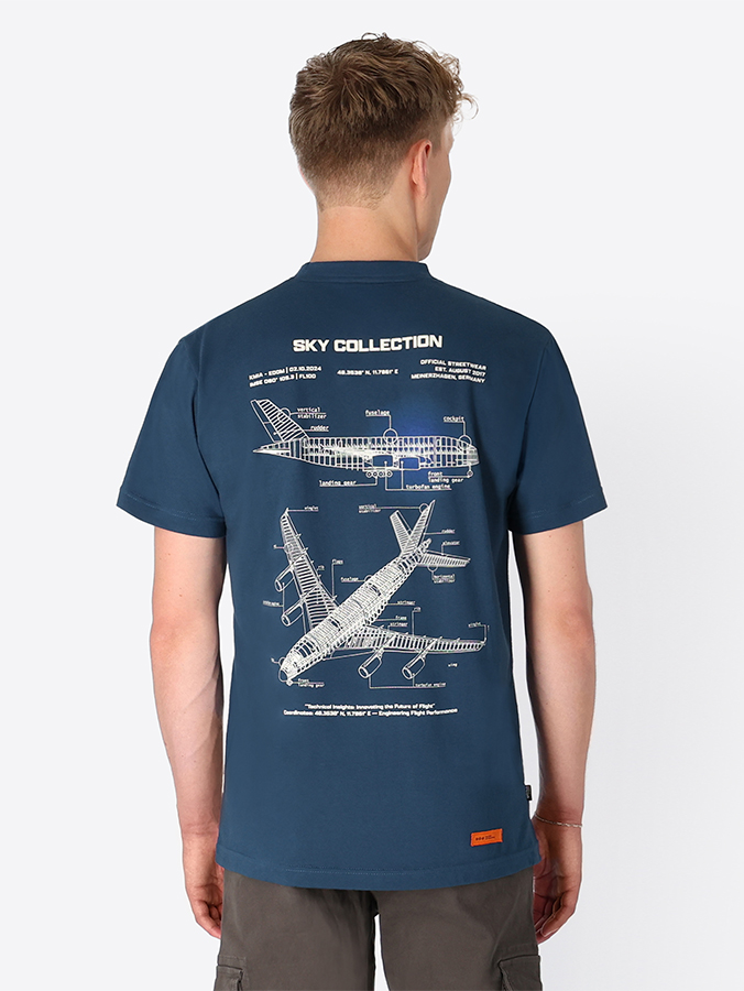 BLUE T-SHIRT BLUEPRINT BLUE T-SHIRT BLUEPRINT