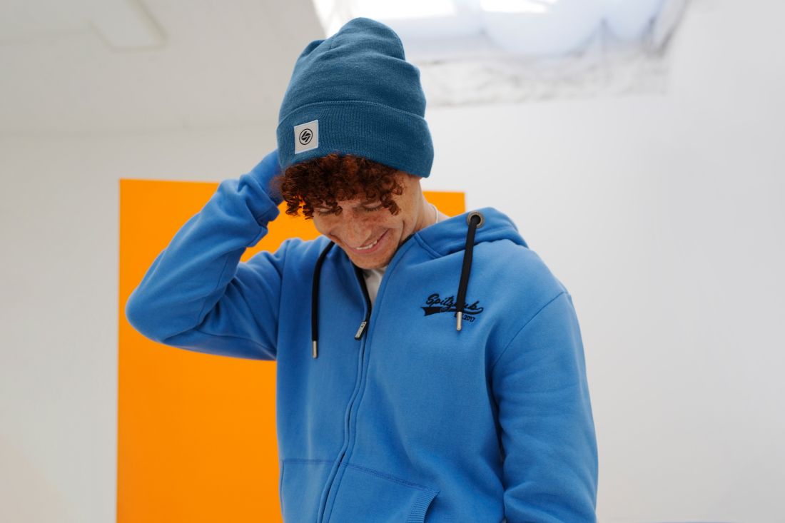 Beaniemütze aus Merinowolle "Marius"