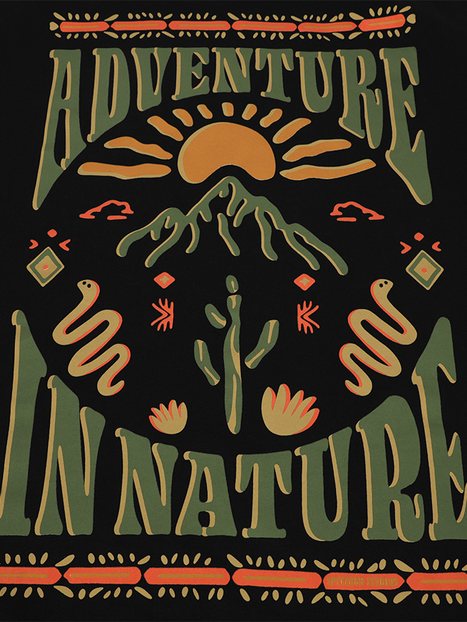 SHIRT BLACK SUNSET