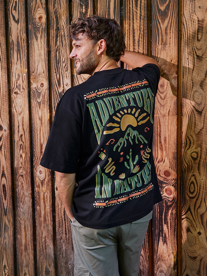 SHIRT BLACK SUNSET