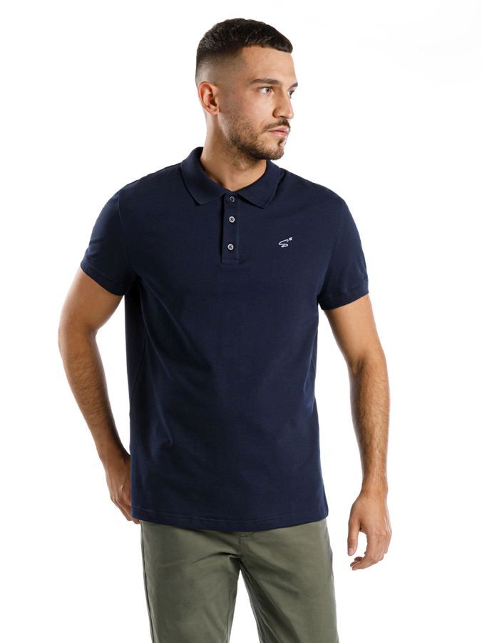 Pique Polo-Shirt aus Baumwolle "Leonard"