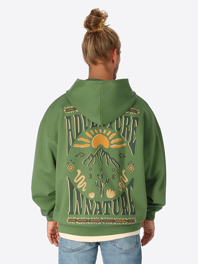 HOODIE GREEN SUNSET HOODIE GREEN SUNSET