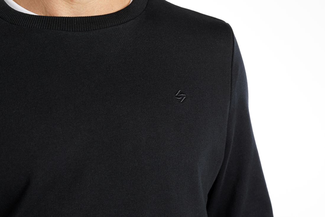 Pullover mit Dezentem Logostick "Theo"