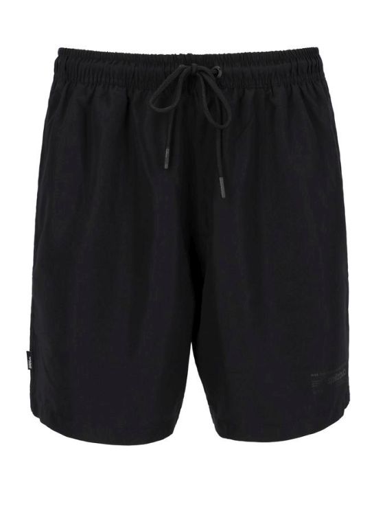 Essentials Badeshorts "Sven" mit Lotuseffekt in Schwarz