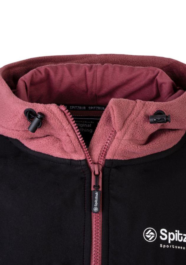 Outdoorfleecejacke mit Kapuze "Wolf"