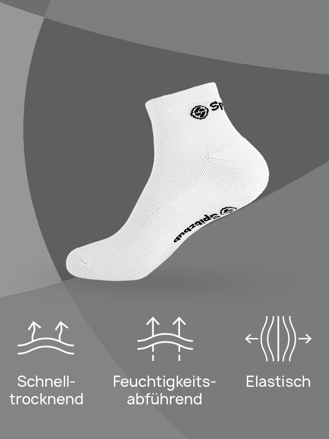 6er SET QUARTER SOCKEN