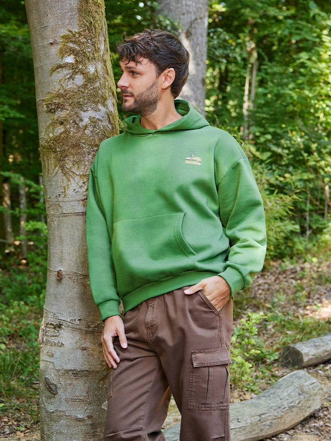 HOODIE GREEN SUNSET HOODIE GREEN SUNSET