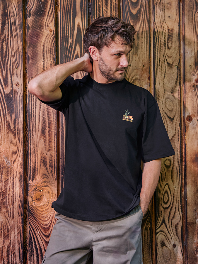 SHIRT BLACK SUNSET