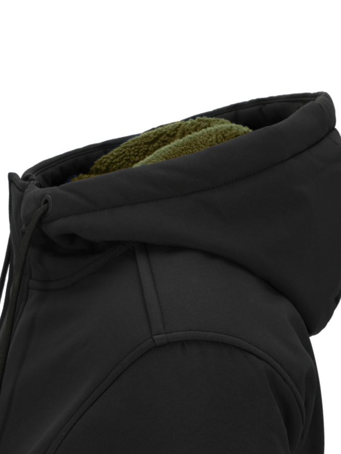 Sherpa Fleece Hybrid Trekking Jacke mit halblangem Reißverschluss "Essentials"