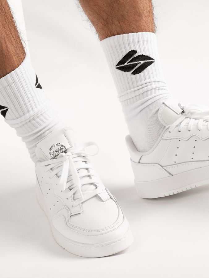 10er Pack Mid Callf Socks in Weiß
