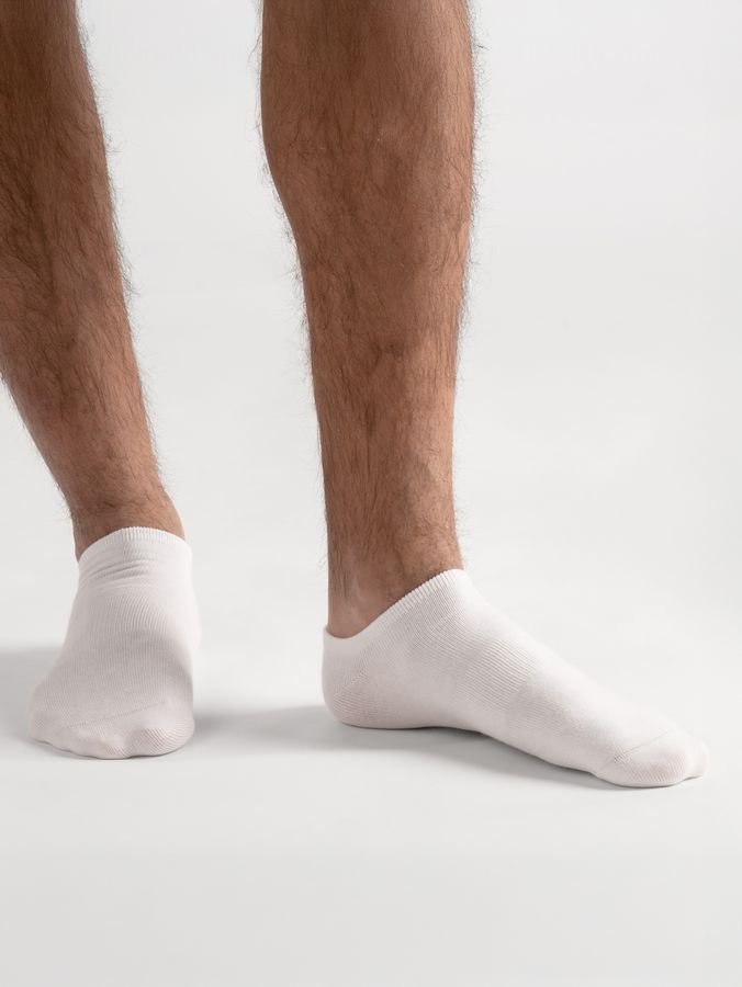 10er Pack Sneaker Socken in Weiß