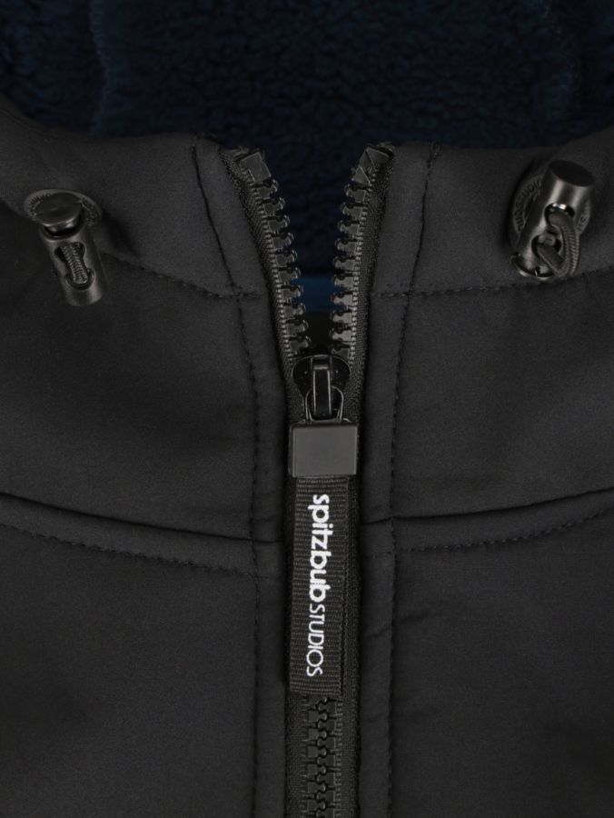 Sherpa Fleece Hybrid Trekking Jacke mit durchgehendem Reißverschluss "Essentials"