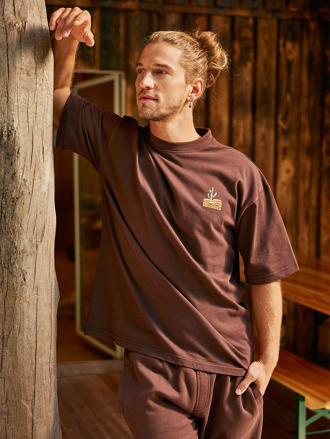 SHIRT BROWN ROADTRIP SHIRT BROWN ROADTRIP