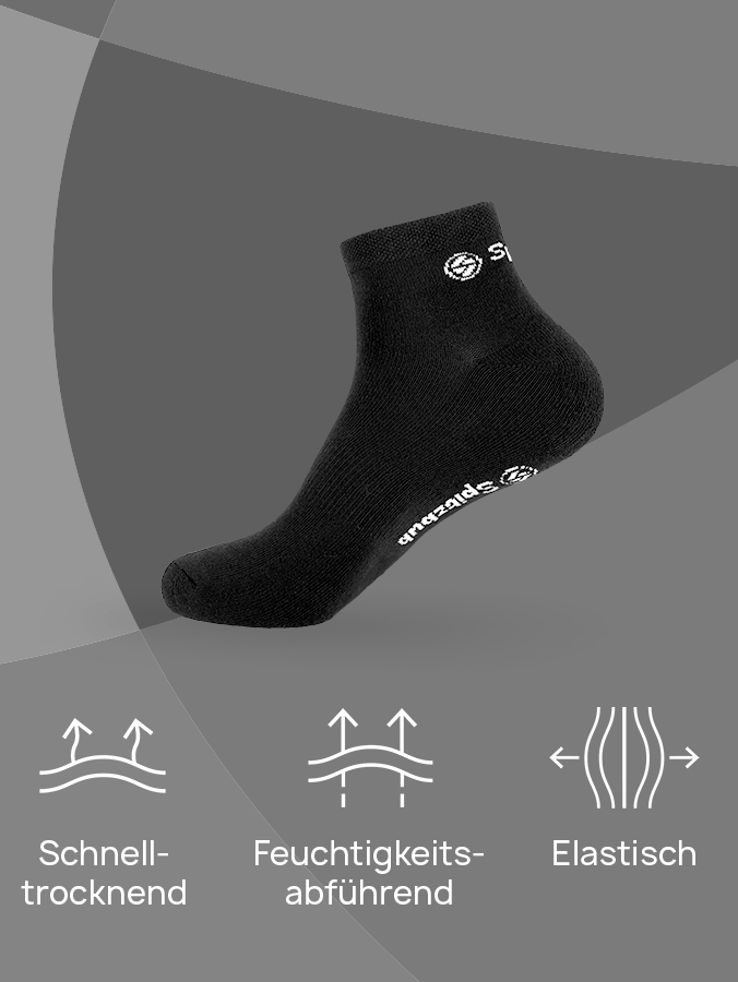 6er SET QUARTER SOCKEN