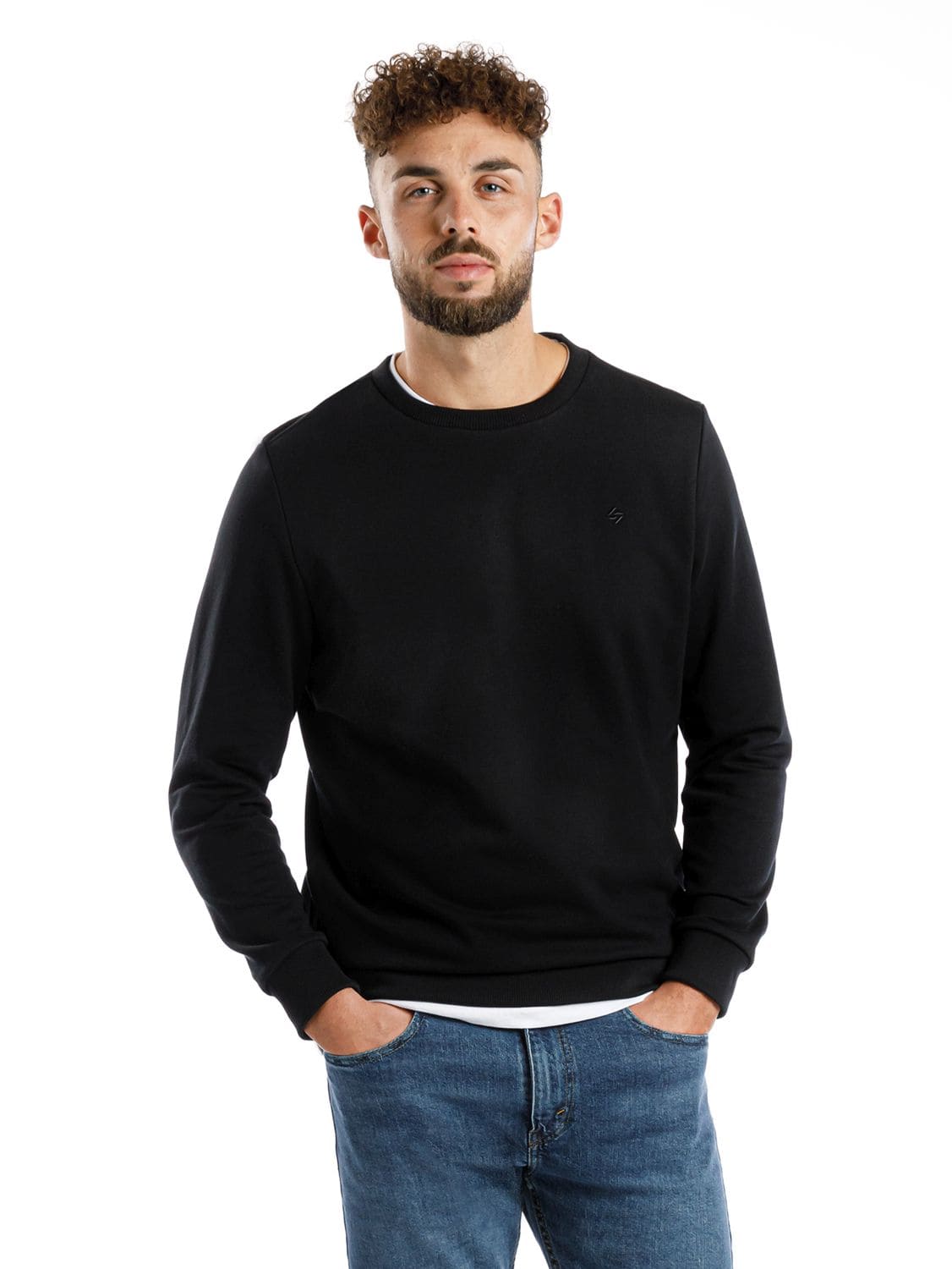 Pullover mit Dezentem Logostick "Theo"